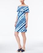 Style & Co Off-the-shoulder Ruffled Dress, Created For Macy's