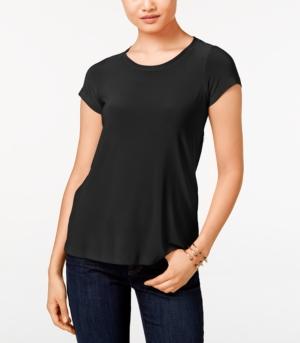 Cece By Cynthia Steffe Lace-trim Open-back T-shirt