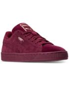 Puma Women's Suede Classic Velvet Casual Sneakers From Finish Line
