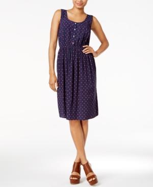 Maison Jules Polka-dot A-line Dress, Only At Macy's