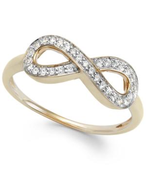 Wrapped Diamond Infinity Ring In Yellora (1/6 Ct. T.w.), Created For Macy's
