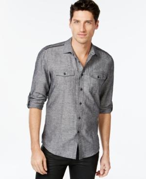 Inc International Concepts Lopper Button-front Shirt, Only At Macy's