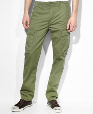 Levi's Pants, Slim Straight-leg Cargo, Burnt Olive
