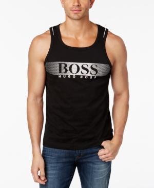 Hugo Men's Graphic-print Cotton Tank