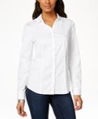 Charter Club Solid Button Down Shirt, Only At Macy's