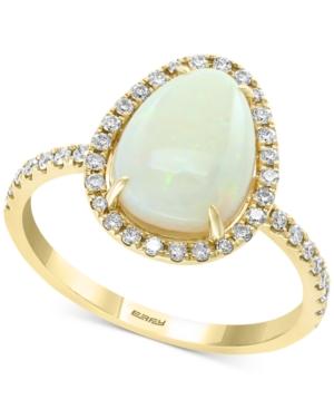 Effy Opal (1-3/4 Ct. T.w.) & Diamond (1/3 Ct. T.w.) Ring In 14k Gold