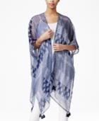 Collection Xiix Alleyways Print Poncho