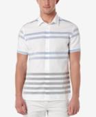 Perry Ellis Men's Asynchronous Striped Short-sleeve Shirt