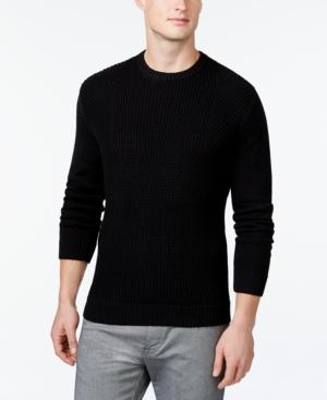 Alfani Black Oliver Texture Sweater, Only At Macy's