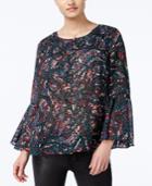 Jessica Simpson Wilma Printed High-low Top