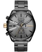 Diesel Men's Chronograph Ms9 Chrono Black Stainless Steel Bracelet Watch 47mm