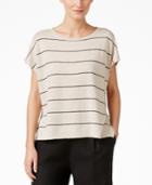 Eileen Fisher Linen Striped Top