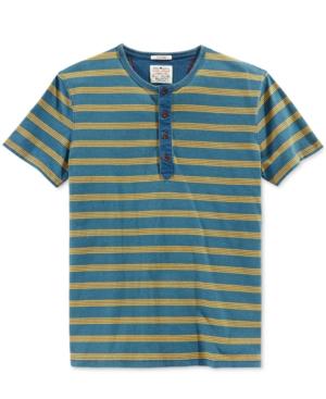 Lucky Brand Men's Indigo Henley T-shirt