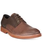 Alfani Glen Mixed Material Plain Toe Derby Oxfords, Only At Macy's Men's Shoes