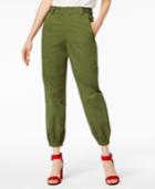 Waistedusa Olive Parachute Pants