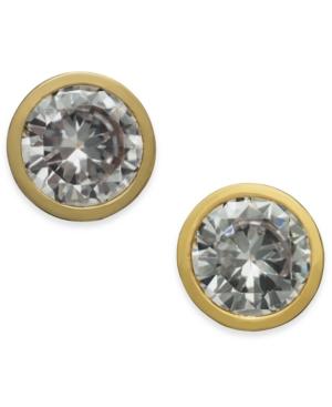 Alfani Gold-tone Crystal Stud Earrings, Created For Macy's