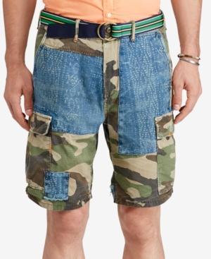 Polo Ralph Lauren Men's Relaxed-fit Patchwork Shorts