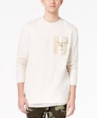 American Rag Men's Layered-look Pocket Sweatshirt, Created For Macy's