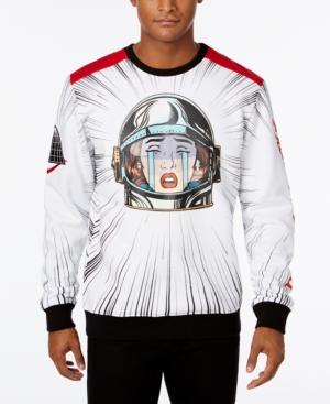 Black Pyramid Men's Crying Astronaut Graphic-print Sweatshirt