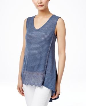 Style & Co. V-neck Sleeveless Top, Only At Macy's