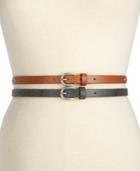 Style & Co Rhinestud 2-for-1 Skinny Belts, Only At Macy's