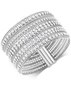 Swarovski Stainless Steel Crystal Multi-row Magnetic Bracelet