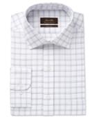 Tasso Elba Men's Classic-fit Non-iron Double Windowpane Dress Shirt, Only At Macy's