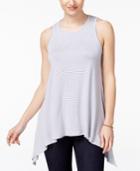 American Rag Sleeveless Handkerchief-hem Top, Only At Macy's