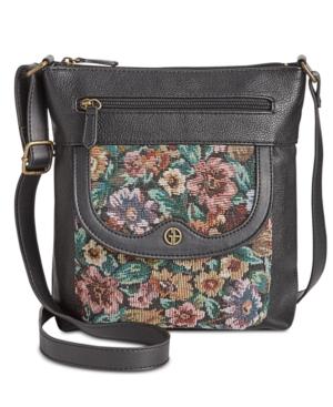 Giani Bernini Pebble Tapestry Crossbody, Created For Macy's