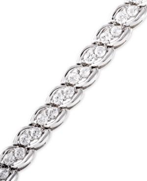 Diamond Tennis Bracelet (3 Ct. T.w.) In 10k White Or Yellow Gold