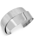 Robert Lee Morris Soho Hammered-look Overlap Cuff Bracelet