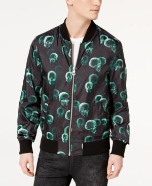 Guess Men's Skull Bomber Jacket