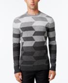 Alfani Collection Men's Ombre Chevron Sweater, Classic Fit