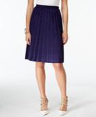 Robert Rodriguez Pleated A-line Skirt