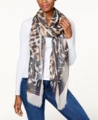 Vince Camuto Animal Print Wrap & Scarf In One