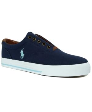 Polo Ralph Lauren Shoes, Vito Laceless Canvas Sneakers Men's Shoes