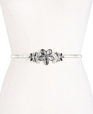 I.n.c. Rhinestone Plaque Belt, Created For Macy's