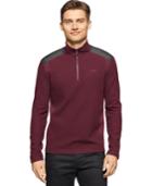 Calvin Klein Men's French-rib Quarter-zip Sweater