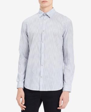 Calvin Klein Jeans Men's Space-dyed Stripe Banker Shirt