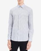 Calvin Klein Jeans Men's Space-dyed Stripe Banker Shirt
