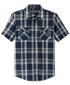 American Rag Men's Short-sleeve Plaid Shirt, Only At Macy's