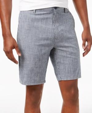 American Rag Men's Classic-fit Stretch Ticking Stripe Denim Shorts, Only At Macy's