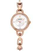Swarovski Women's Swiss Aila Crystal 18k Pvd Rose Gold-plated Bracelet Watch 31mm 1094379
