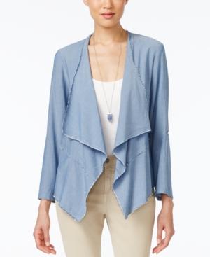 Karen Kane Tab-sleeve Draped Jacket