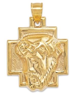 Men's Christ Pendant In 10k Gold