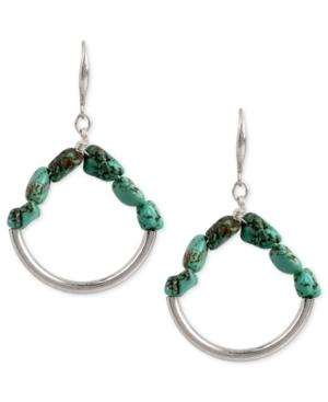 Robert Lee Morris Soho Silver-tone Beaded Gypsy Earrings