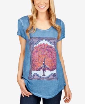 Lucky Brand Peacock Graphic T-shirt