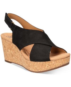 Clarks Collections Women's Annadel Eirwyn Wedge Sandals Women's Shoes