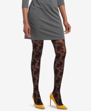 Hue Control-top Floral Lace Sheer Tights