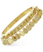 Vince Camuto Gold-tone Disc Fringe Bangle